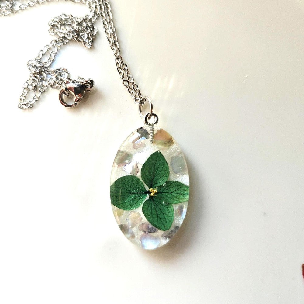 Petite Brown Skeleton Hydrangea Keychain Real Flower Resin Charm