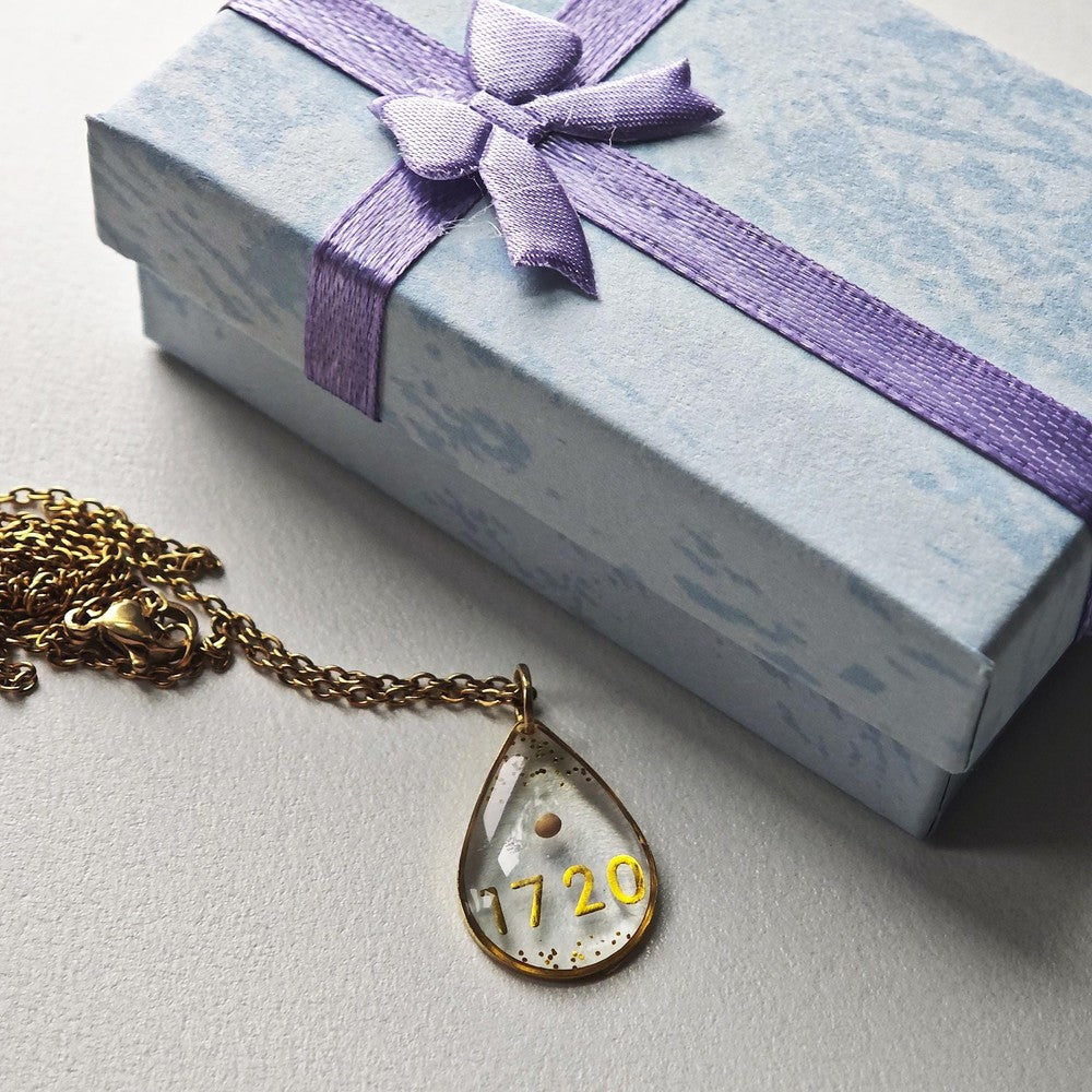 Personalized Oval Mustard Seed Necklace Faith Jewelry 14K Gold Plated